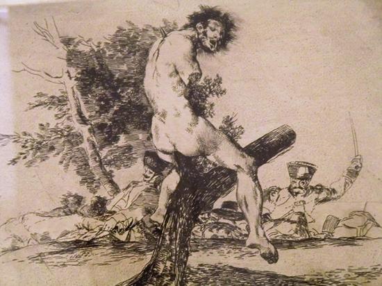 选自《战争的灾难》1810-1820，蚀刻画
