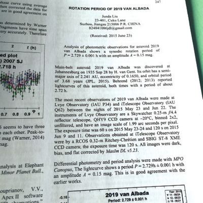 江苏一高中生论文登上美国学术期刊
