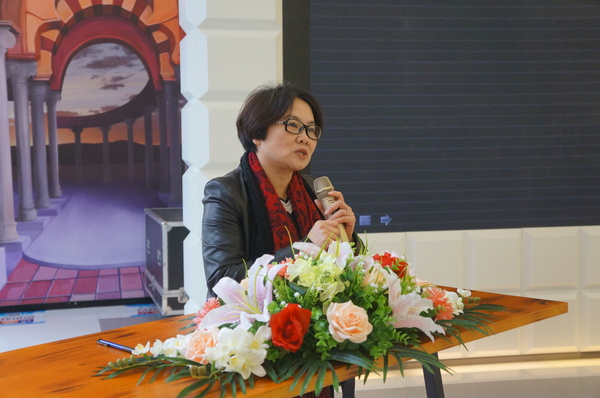 厦门市湖里区政协委员、蝌蚪生态空间创始人庄洁在启动仪式上讲话。