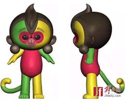 “康康”3D版形象。图片来自网络