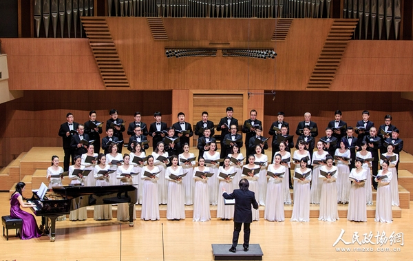 阎肃作品合唱音乐会现场 向炜摄