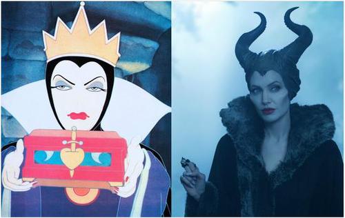 　　图1：从前恶毒的女王形象放到[沉睡魔咒]里，竟散发着一种高贵冷艳的美，让人觉得好兴奋，好想被诅咒