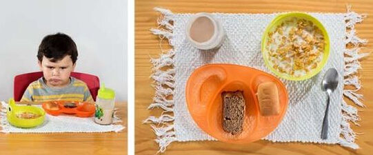 组图：世界各地儿童早餐都吃什么？