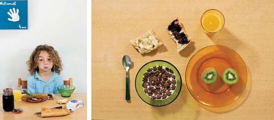 组图：世界各地儿童早餐都吃什么？