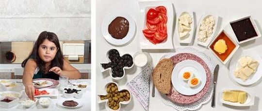 组图：世界各地儿童早餐都吃什么？