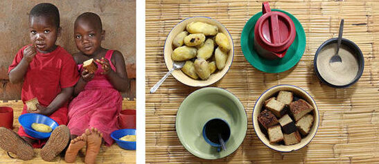 组图：世界各地儿童早餐都吃什么？