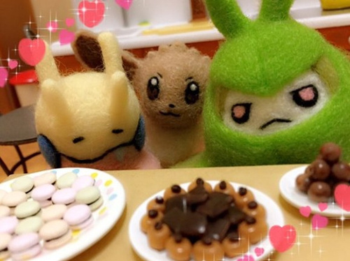 脑洞大开：网友秀奇葩造型巧克力精巧萌趣（图）
