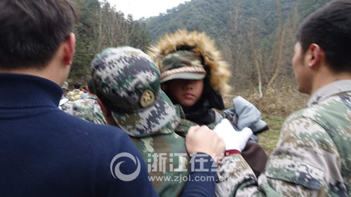 浙江失联三小孩被发现几天没进食渴了喝溪水（图）