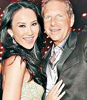 新娘李玟与新郎Bruce