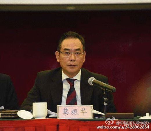 足协主席蔡振华：争取年底公布足协财务状况