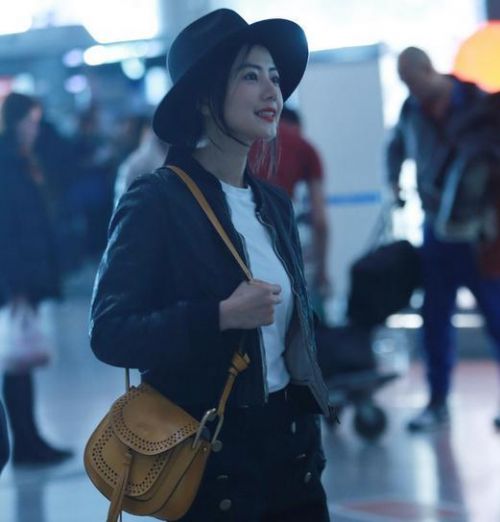 高圆圆现身时装周