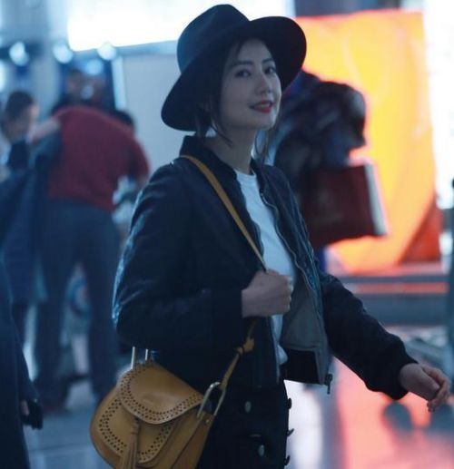 高圆圆现身时装周