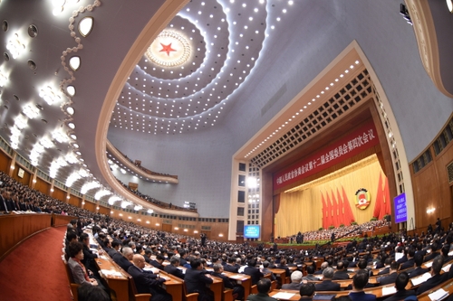 全国政协十二届四次会议在京开幕2