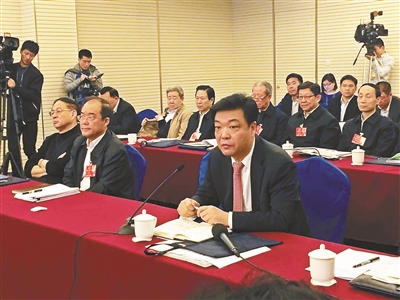 在小组讨论上,吉林回顾了自己的履职感受