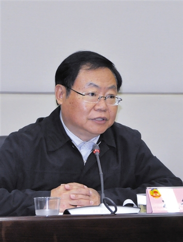 全国政协社会法制委副主任、中共中央政策研究室原副主任施芝鸿。资料图片