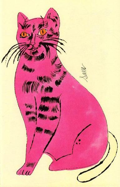 安迪·沃霍尔和母亲共同创作的那些喵星人