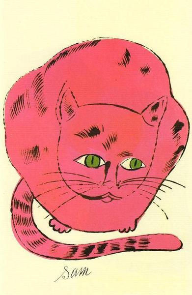 安迪·沃霍尔和母亲共同创作的那些喵星人