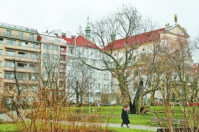　布拉格作家居住地外景 任鹏供图