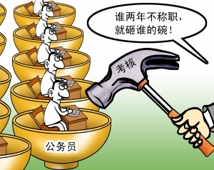 干部连续两年不称职将辞退3