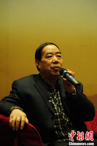 资料图：贾平凹。<a target='_blank' href='http://www.chinanews.com/'>中新社</a>发 崔楠 摄 