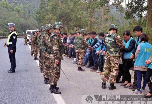 广西破获一起特大运送他人偷越国境案 抓获117人