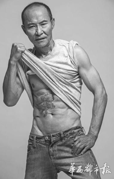 梁钰祥长期坚持健身。