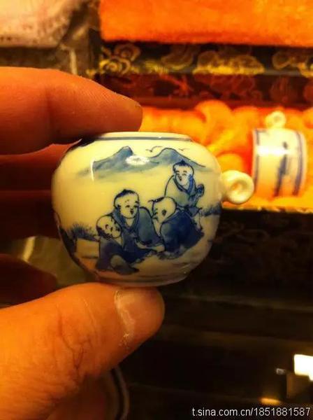 于谦的心爱之物——青花、婴戏图