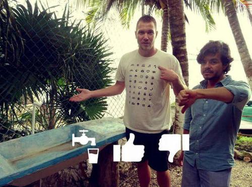 但是有了这件神器，你便可无所顾忌的走遍天下。无论是告诉新西兰毛利人你要看医生，还是在阳光灿烂的斯堪的纳维亚半岛告诉小贩来瓶冰镇果汁，指指对应的图表，语言的通天巴别塔就重新建成。