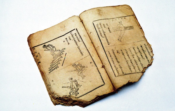 红军途经四川时为当地游击队留下的教科书。