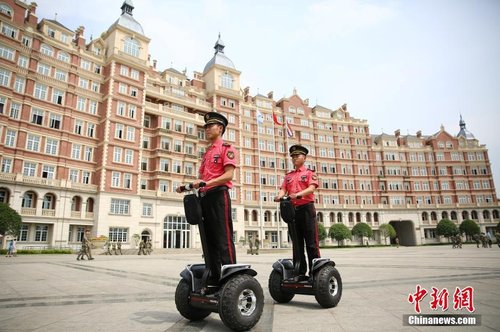 图为学校内景。1