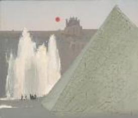 吴冠中《鲁费尔》 （卢浮宫）