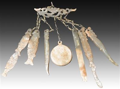 内蒙古多伦，辽代贵妃家族墓中的玉佩