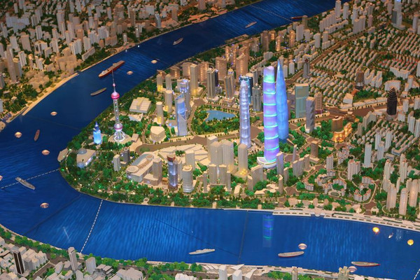 上海城市规划展览馆一瞥