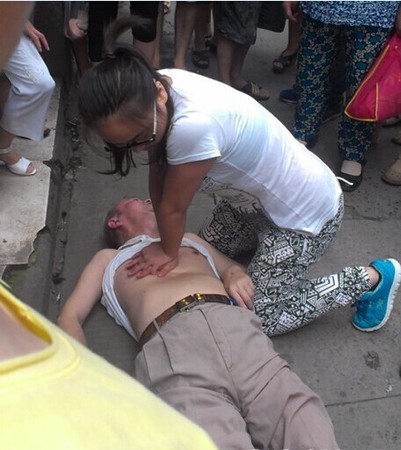 街头急救（资料图片）