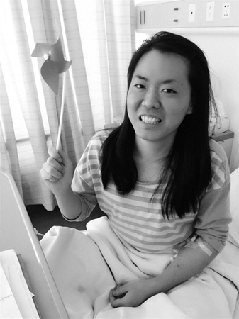 　祝杜鹃（30岁，江西玉山县人，再障病患者）