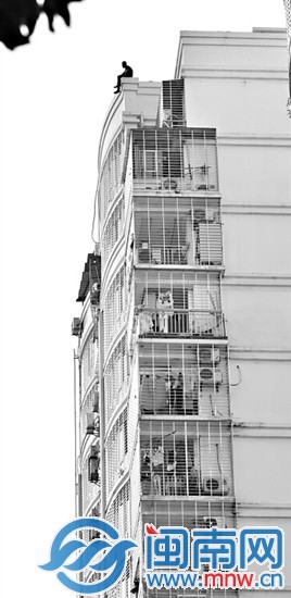 小赖坐在15楼顶