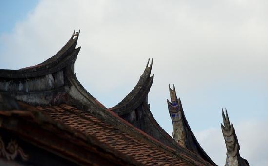 埭美村燕儿尾屋檐独具闽南建筑特色（5月27日摄）