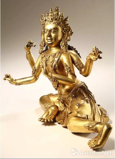 明永乐 毗湿奴 汉藏风格（北京宫廷）估价：RMB 5，500，000-6，500，000 北京保利