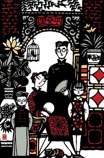 《石库门留影》 79x40cm 2011