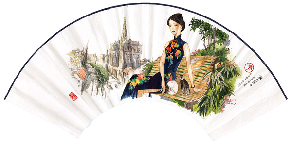 花样年华 扇面作品 2016