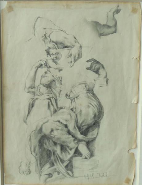 临摹米开朗琪罗