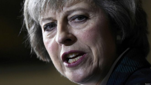 目前已有70多名议员支持特里莎·梅竞争保守党下任党魁。 （图片来源：路透社）