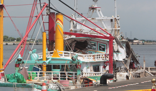 一枚“雄风三号”导弹发生误射