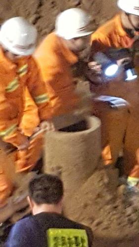 救援现场。1