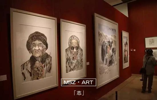 朱军个人展《杜蘅情怀》展览现场