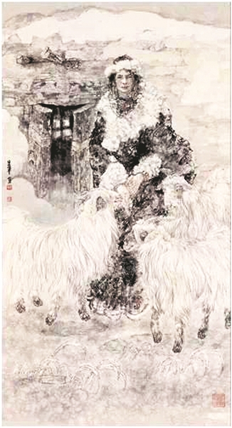 朱军《牧羊女》