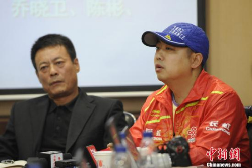 资料图：刘国梁。<a target='_blank' href='http://www.chinanews.com/'>中新社</a>发 崔楠 摄