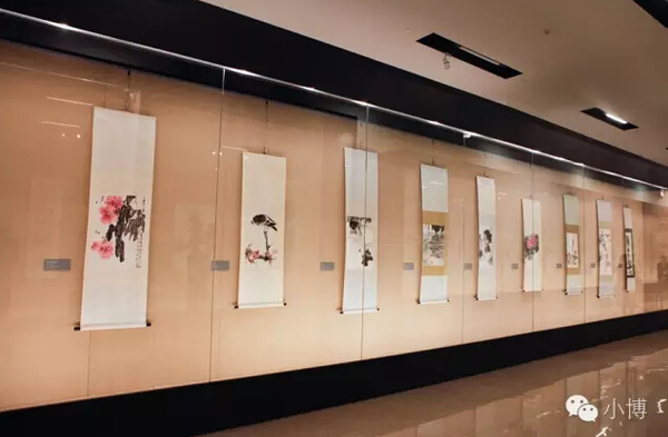 萧朗书画艺术展展厅