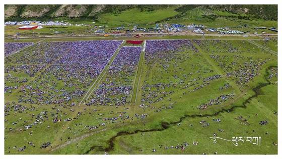 西藏迎来“直孔猴年颇瓦大法会”