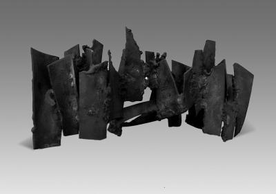 熊秉明，《笔架》100 20 6.5cm雕塑